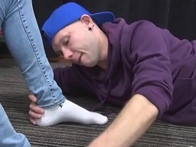 Gizzy and tristan christmas hot toe sucking