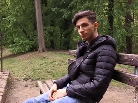He catches his gf sucking someone else's dick, he then goes to the park and sucks a dick for money - bigstr